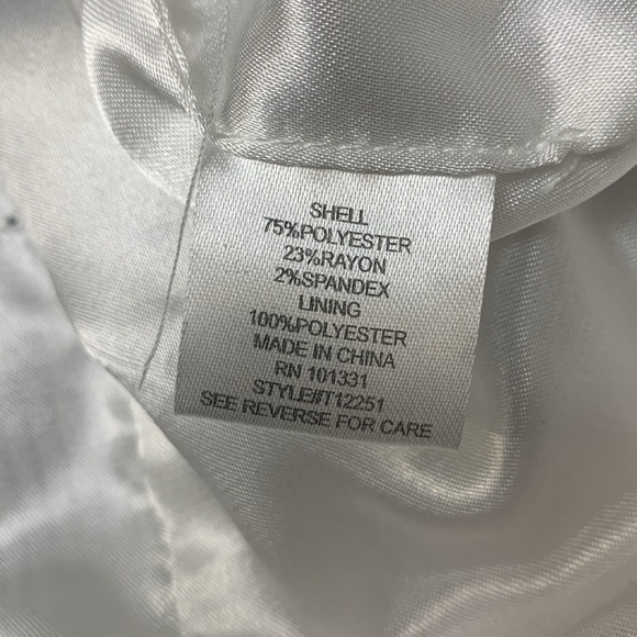 Charlotte Russe Formal Vest, Ruching, Button Up - Picture 5 of 15